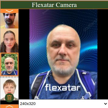 VCam UI screenshot
